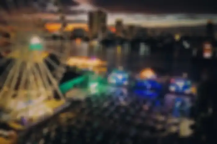 Pemandangan konser tuk-tuk di Kota Bangkok, Thailand