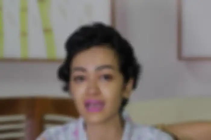 Julia Perez saat memberikan keterangan pers di RSCM, Jakarta, Rabu (15/2/2017).