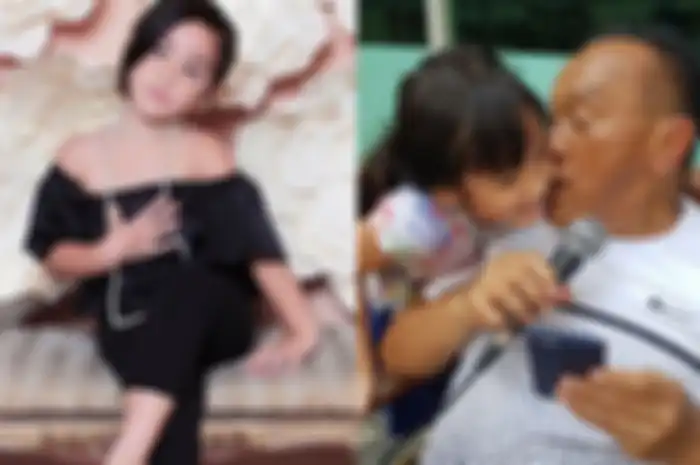 Aburizal Bakrie dan Mikhayla.