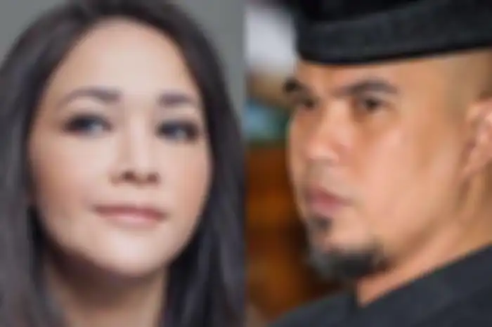 Maia Estianty geram dan marah dan menolak pelukkan dengan Ahmad Dhani