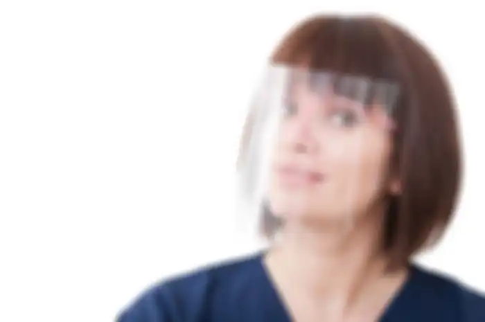 Ilustrasi face shield. (shutterstock/Pop Paul-Catalin)