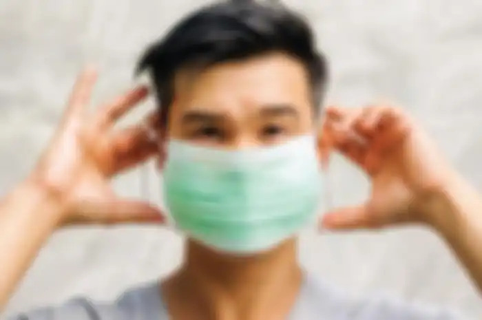 Ilustrasi pemakaian masker