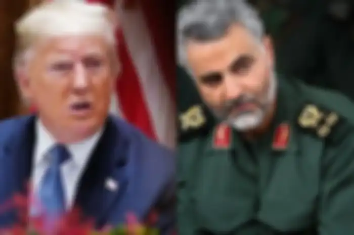Donald Trump dan Qasem Soleimani.