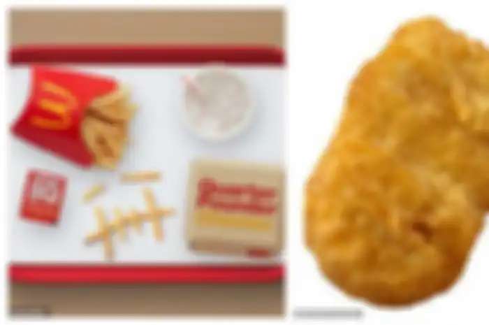 Bantal McNugget kolaborasi McDoland's dan Travis Scott.