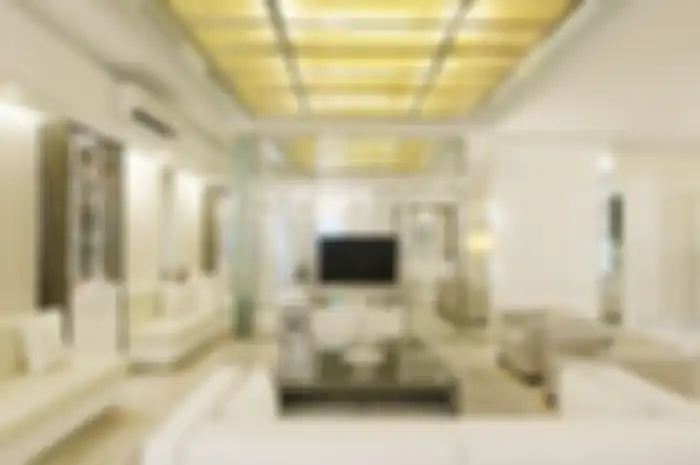 Penggabungan gaya modern dan klasik pada penggabungan 2 unit apartemen.