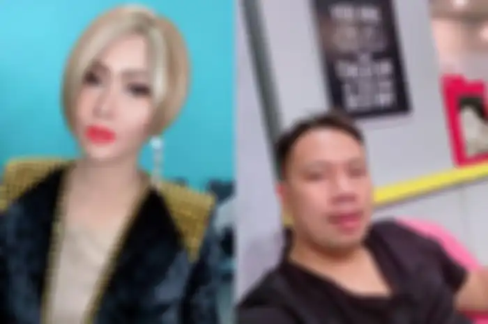 kolase foto Inul Daratista - Vicky Prasetyo