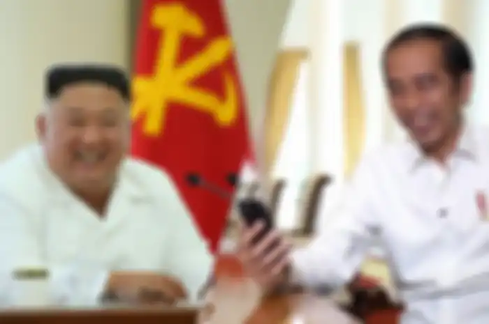 Presiden Jokowi Kirim Sekeranjang Bunga Untuk Kim Jong Un