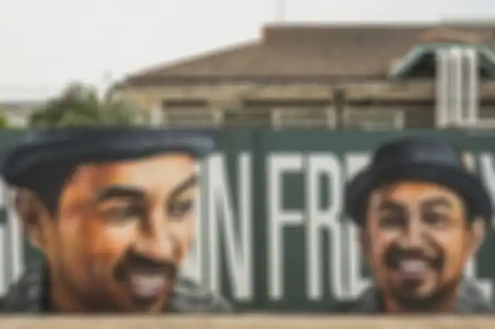 Mural Glenn Fredly terpampang di M Bloc Space