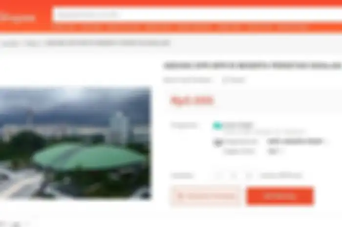 Gedung DPR dijual di marketplace, salah satunya di Shopee.