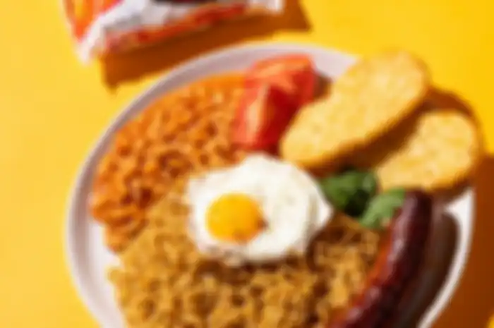 Menu mie instan ala 'English Breakfast' dari Indomie Australia