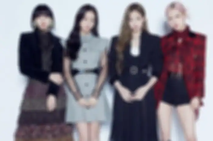 Para member BLACKPINK (dari kiri), Lisa, Jisoo, Jennie, dan Rose, menghadiri konferensi pers The Album di Seoul, Korea Selatan, baru-baru ini.