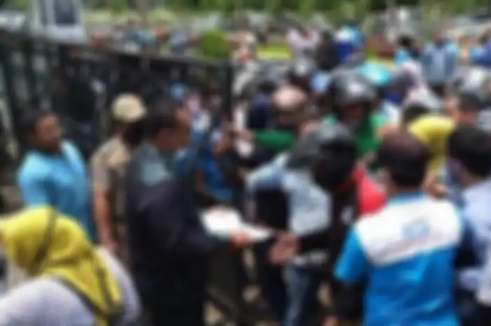 Ilustrasi demo buruh