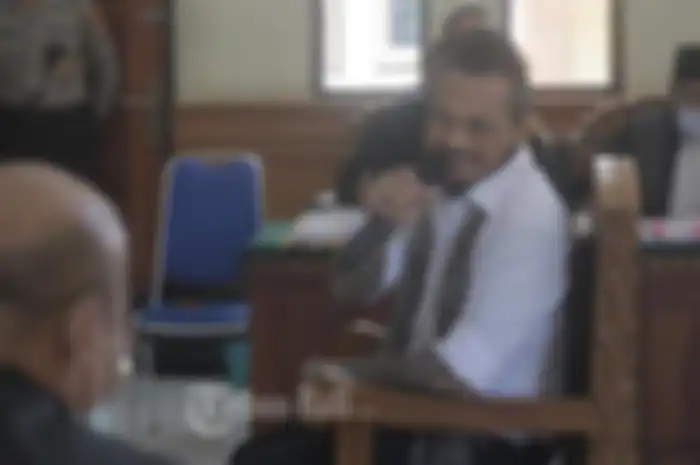 Jerinx saat menjalani sidang di PN Denpasar Selasa (27/10/2020)