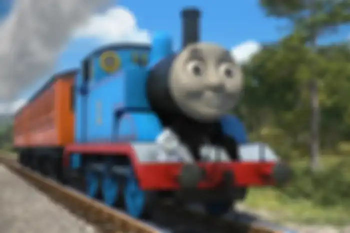 ilustrasi kereta api oleh Thomas and friend