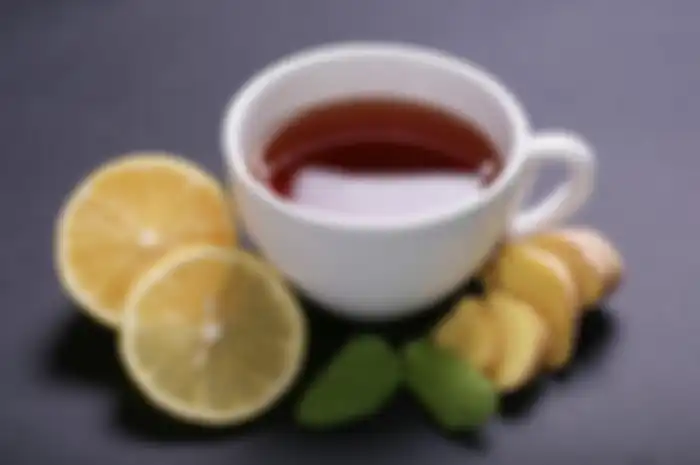 Teh jahe, madu, dan lemon
