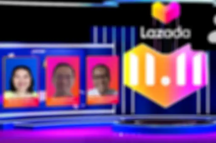 Tangkapan layar saat virtual presscon bareng Lazada 11.11