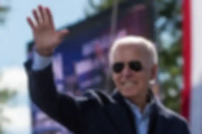 Calon Presiden Partai Demokrat yang juga mantan Wakil Presiden Amerika Serikat Joe Biden 