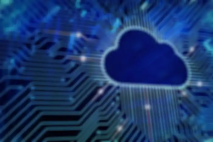Ilustrasi teknologi cloud di era digital
