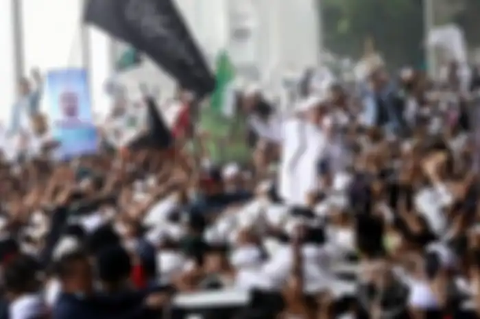 Kedatangan Habib Rizieq Shihab di Bandara Soekarno Hatta, Tangerang, Banten