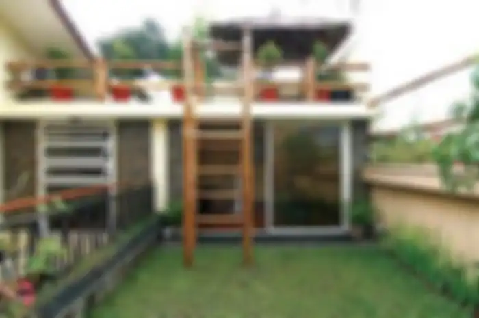 Taman atap manfaatkan dak rumah bisa mengurangi polusi udara.