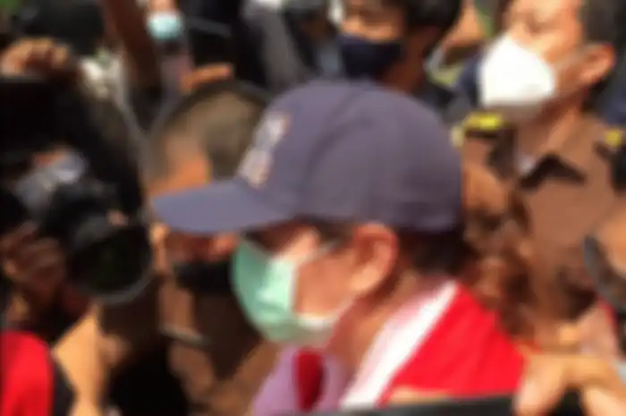 Catherine Wilson mendatangi Kejaksaan Negeri Depok untuk melakukan pemeriksaan pada Selasa (17/11/2020).