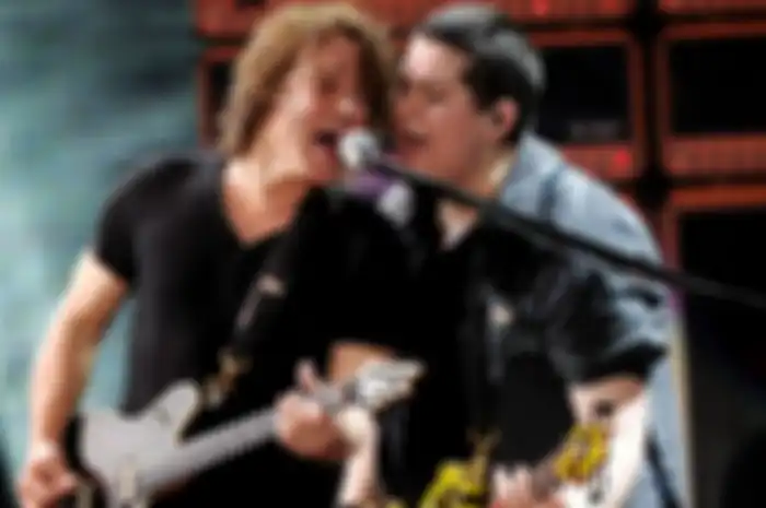 Eddie Van Halen bersama putranya Wolfgang