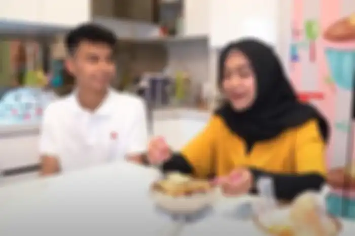 Dimas Ramadhan dan Ria Ricis