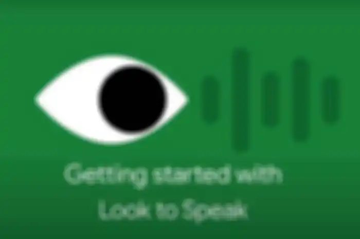 Aplikasi Google, Look to Speak.