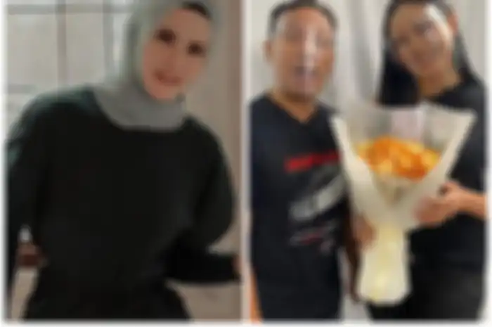 Reaksi Angel Lelga melihat foto prewedding Kalina dan Vicky Prasetyo.