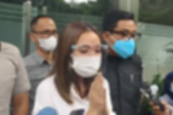 Gisella Anastasia saat ditemui di Polda Metro Jaya, Sudirman, Rabu (23/12/2020).