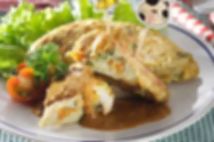 Menu sarapan bergizi: Omelet sayuran