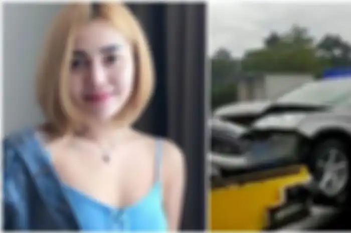 Honda BR-V yang ditumpangi Chacha Sherly terlibat kecelakaan di Tol Solo-Semarang