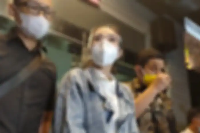 Gisella Anastasia pasca diperiksa di Gedung Ditreskrimsus Polda Metro Jaya, Jumat (8/1/2021).