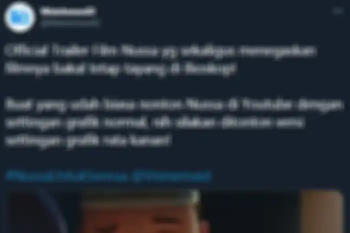 Tangkapan layar trailer Animasi anak Nussa yang diunggah ulang oleh akun twitter @WatchmenID yang kemudian jadi bahan pembicraan netizen.