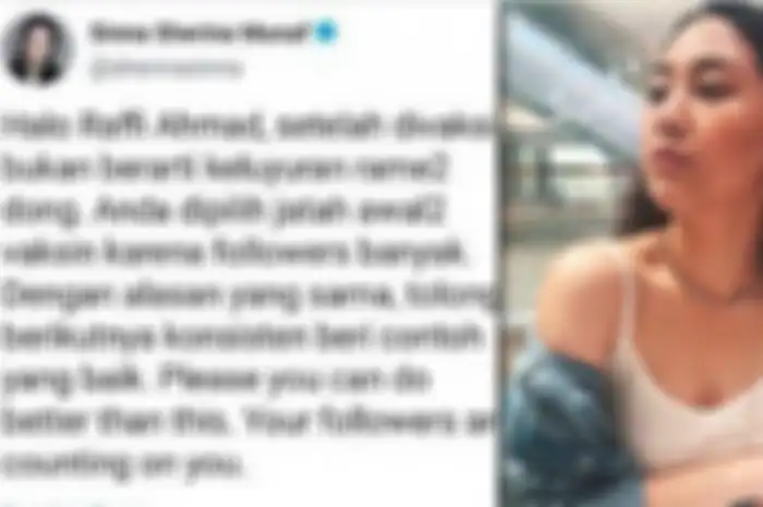 Sherina Munaf sindir Raffi Ahmad di twitternya