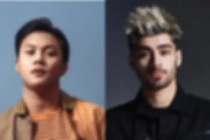 Rizky Febian dan Zayn Malik.