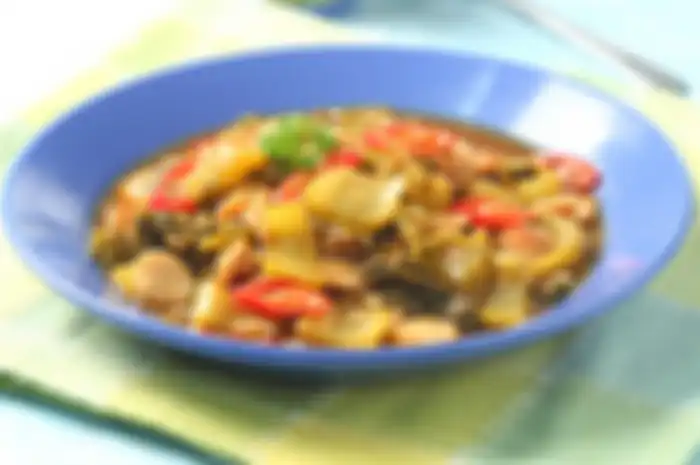 Resep Sawi Asin Tumis Sosis