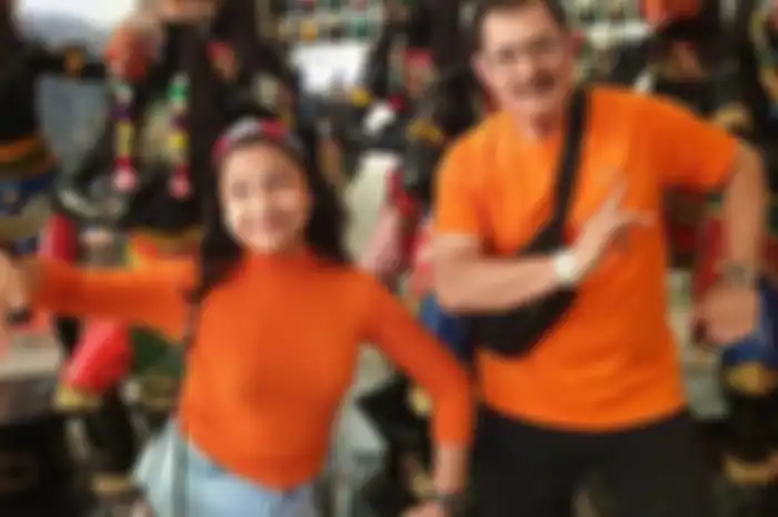 Khirani Trihatmodjo bersama Bambang Trihatmodjo