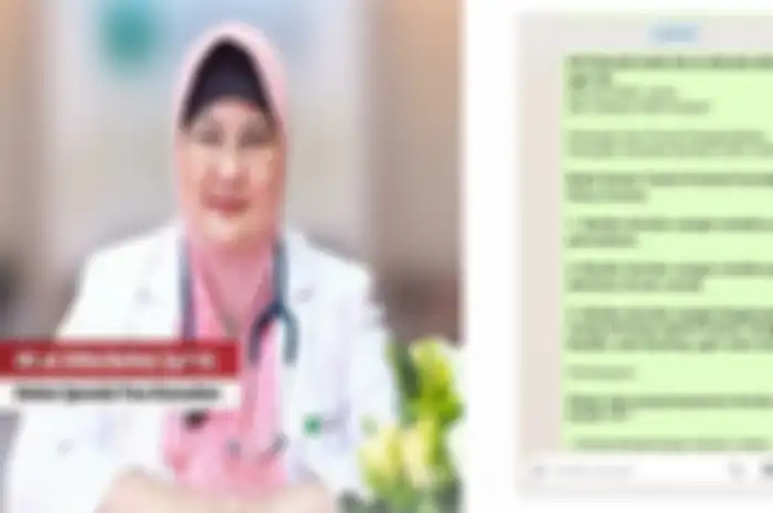 dr Erlina Burhan, dan pesan berantai yang seolah-olah darinya padahal bukan.