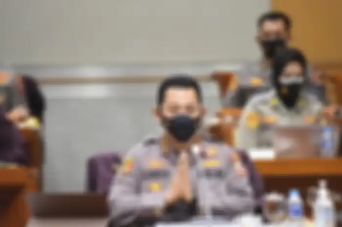 calon Kapolri, Komjen Pol Listyo Sigit Prabowo di Komisi III DPR RI, Gedung Nusantara II, Kompleks Parlemen, Senayan, Jakarta Pusat, Rabu (20/1/2021).