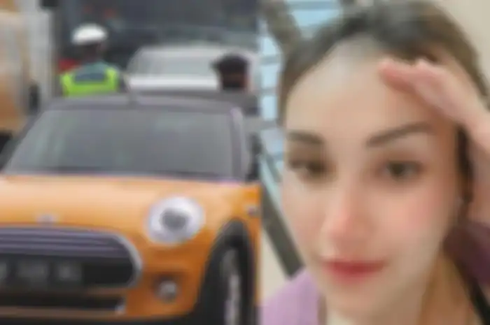 Ayu Ting Ting kena ganjil genap di Kota Bogor, mau ke rest area tapi salah belok