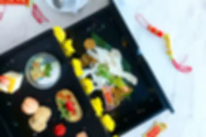 Ilustrasi makanan saat Imlek