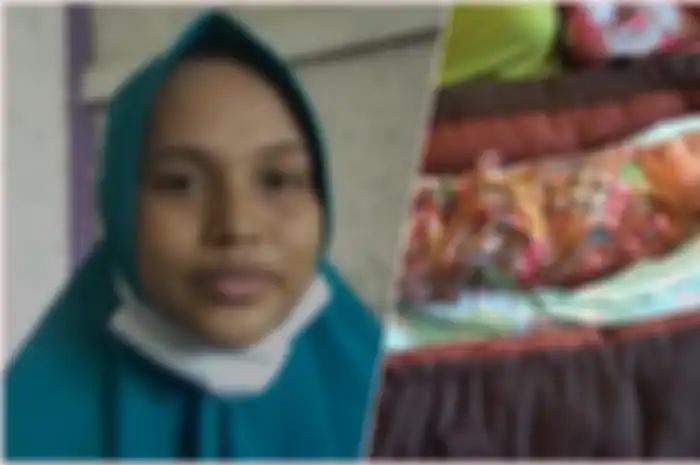 Siti Jainah (25) wanita asal Cianjur yang melahirkan bayi setelah hanya satu jam merasakan kehamilan