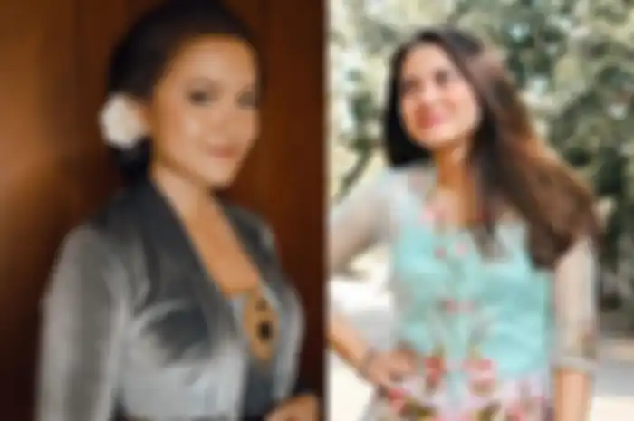 Intip gaya formal dan kasual Marsha Aruan pakai kebaya, yuk!