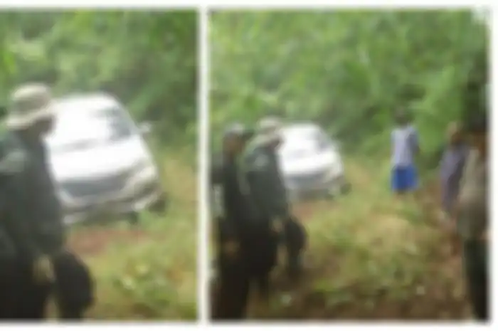 Mobil Avanza yang tersesat di hutan Gunung Putri Majalengka