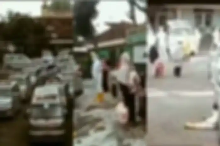 Situasi penjemputan ratusan santri positif covid-19