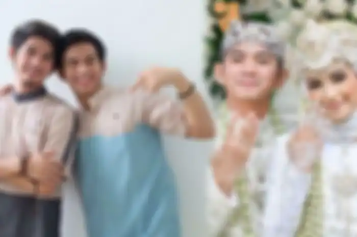 Kolase foto Rizki-Ridho DA dan Nadya Mustika
