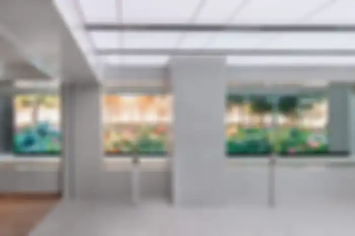 Alam menginspirasi OPPO ciptakan produk terbaik terwujud di desain showroom.