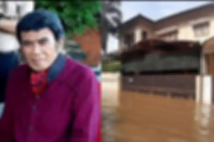 Rumah Rhoma Irama kebanjiran