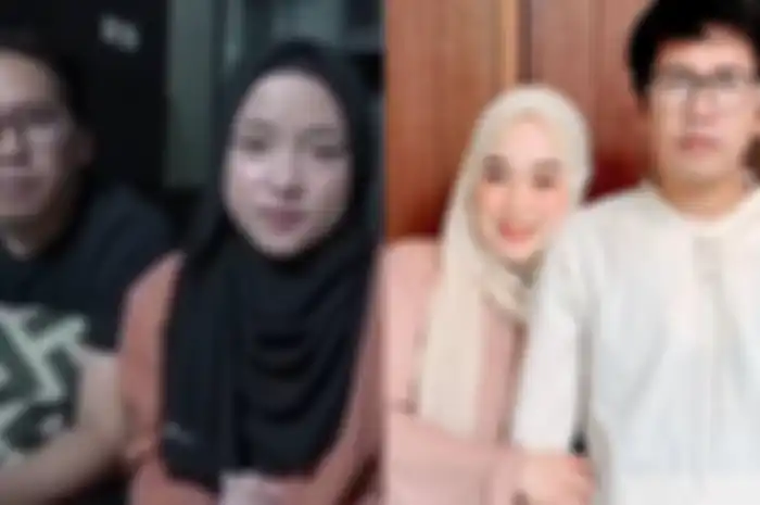 Kolase foto Ayus Sabyan dan Nissa Sabyan (kiri), Ririe Fairus dan Ayus Sabyan (kanan). 